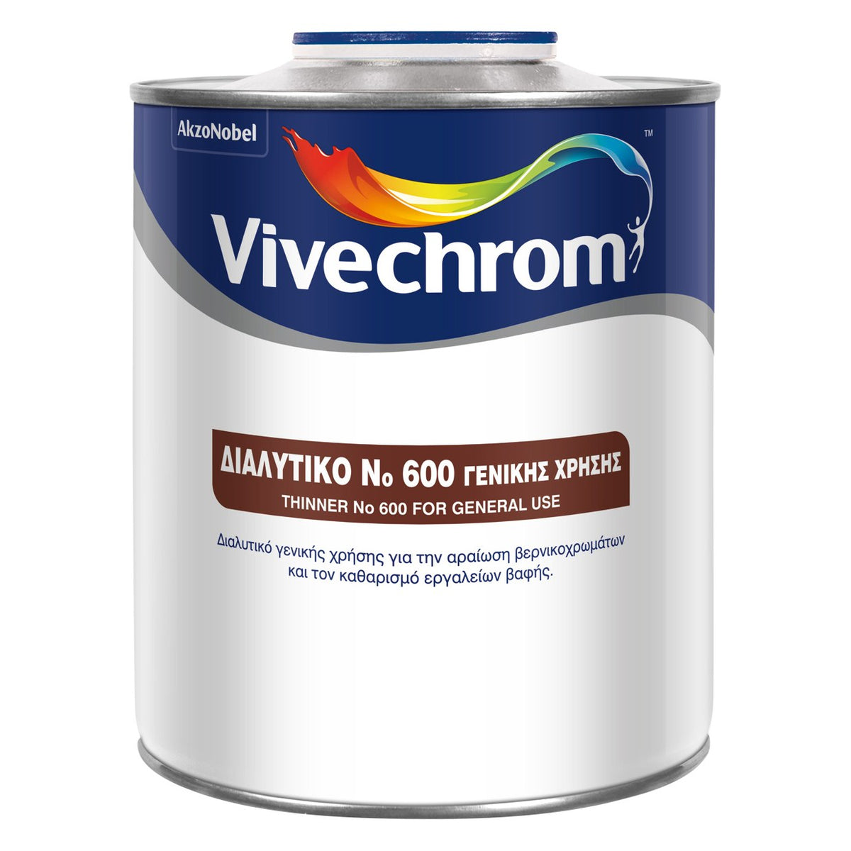 Vivechrom THINNER 600 Διαλυτικό γενικής χρήσης 180 lt - Επαγγελματική συσκευασία κατόπιν παραγγελίας