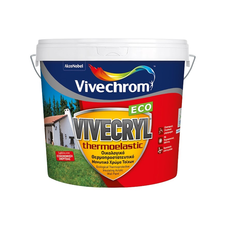 Vivechrom VIVECRYL THERMOELASTIC ECO Οικολογικό ελαστομερές χρώμα εξωτερικών χώρων – Βάσεις χρωματισμού