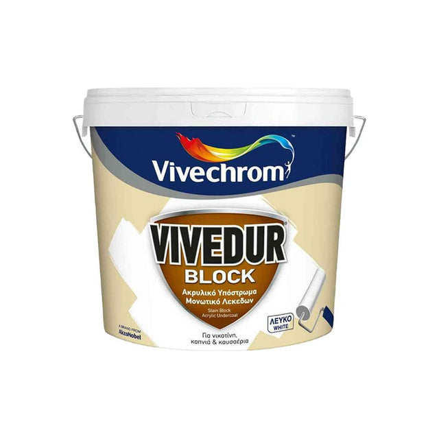 Vivechrom VIVEDUR BLOCK Ακρυλικό Υπόστρωμα Μονωτικό Λεκέδων