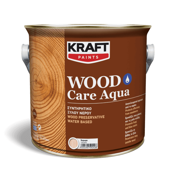 Wood Care Aqua Συντηρητικό Ξύλου Νερού Kraft