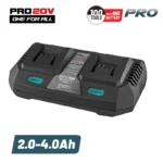 BORMANN Pro BBP2005 Φορτιστής Διπλής Μπαταρίας 20V Li-Ion-2X4Ah-3A