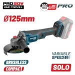 BORMANN Pro BBP3650 Γωνιακός Τροχός Brushless Ρυθμιζόμενος 20V, Li-Ion, SOLO