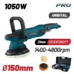 Bormann Pro BCP3100 Έκκεντρος Αλοιφαδόρος 1050W με Ταχύτητα 1400-4800rpm & Ρύθμιση Στροφών